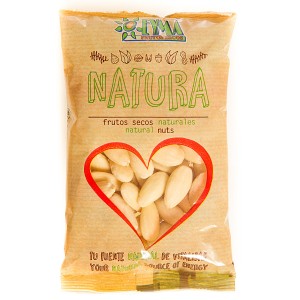 Almendra Repelada cruda 125gr. Caja 10 unds.